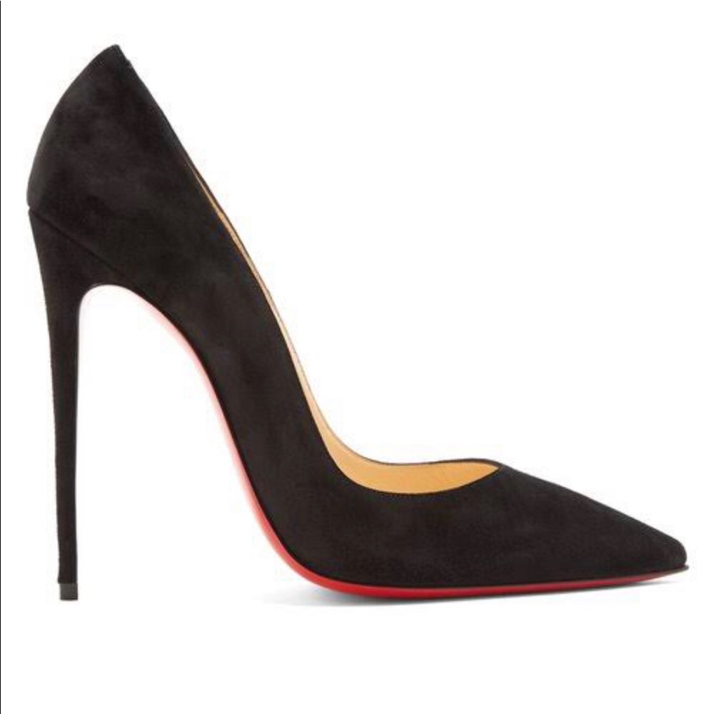 Christian Louboutin So Kate 120 Black Suede! 37